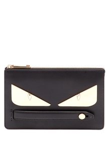 Небольшой клатч с золотистой отделкой Fendi