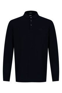 Темно-синее поло Hugo Boss