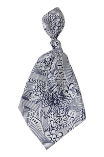 Шелковый платок с принтом «Пионеры» Team Putin