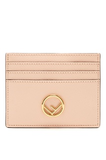 Светло-розовый держатель для карт Fendi