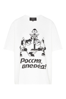 Футболка с принтом «Хоккей» Team Putin