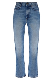 Прямые джинсы голубого цвета Sandro