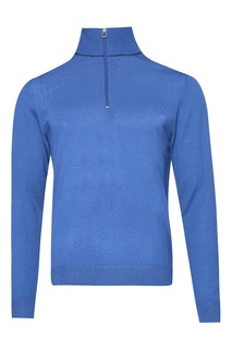 Голубой свитер с застежкой-молнией Paul Smith