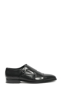 Черные кожаные монки Paul Smith
