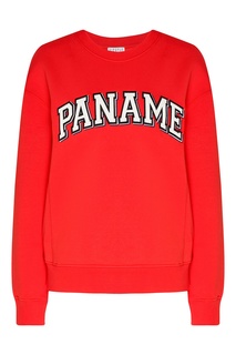 Оранжевый свитшот с надписью Claudie Pierlot