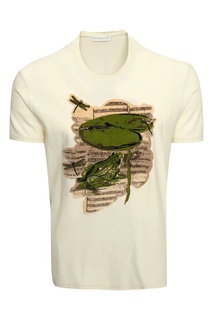 Хлопковая футболка с аппликацией Etro