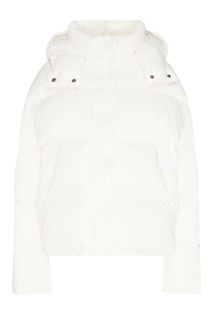 Белая куртка с капюшоном Moncler