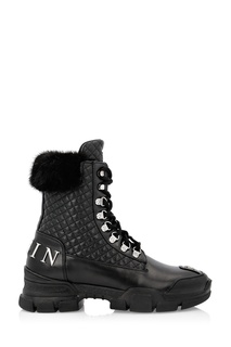 Высокие стеганые ботинки Philipp Plein