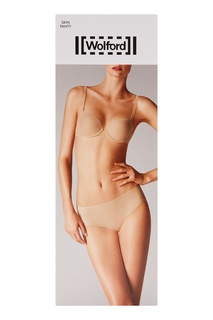 Бежевые трусы Wolford