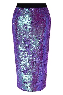 Юбка-карандаш с фиолетовыми пайетками Essentiel Antwerp