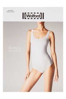 Черное боди с бретелями Wolford