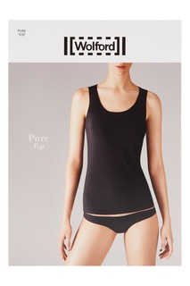 Белый топ с широкими бретелями Wolford