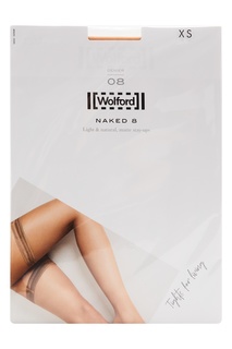 Бежевые чулки Wolford