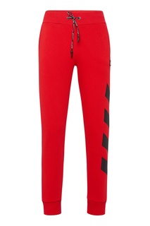 Спортивные брюки красного цвета Philipp Plein