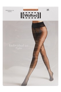 Бежевые капроновые колготки Wolford