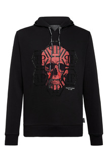 Худи с красным рисунком Philipp Plein