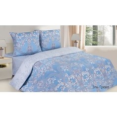 Комплект постельного белья Ecotex Евро с резинкой, поплин, Поэтика Эль Греко (4650074956220)