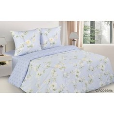Комплект постельного белья Ecotex Евро, поплин, Поэтика Флореаль (4650074958576)