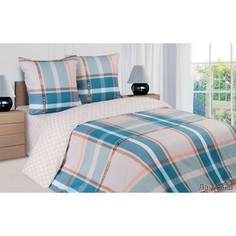 Комплект постельного белья Ecotex Евро с резинкой, поплин, Поэтика Ла-Манш (4660054340437)