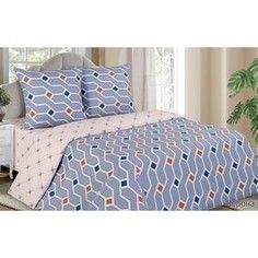 Комплект постельного белья Ecotex Евро с резинкой, поплин, Поэтика Верона (4650074958224)