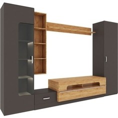 Стенка Атлант Loft-20 бронзовый век 8348 PE дуб крафт золотой К003 PW Atlant