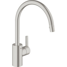 Смеситель для кухни Grohe Feel с выдвижным изливом, суперсталь (31486DC0)