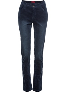 Брюки стрейч SLIM из вельвета Bonprix