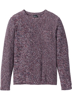 Пуловер меланжевой расцветки Bonprix