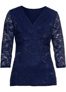 Футболка с кружевом Bonprix