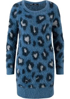 Пуловер с леопардовым рисунком Bonprix