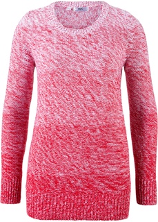 Пуловер меланж с цветовым переходом Bonprix