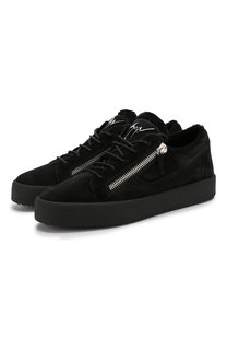 Замшевые кеды Frankie Winter Giuseppe Zanotti Design
