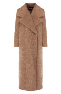 Пальто из смеси шерсти и хлопка Giorgio Armani