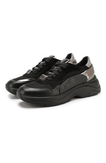 Кожаные кроссовки Santoni