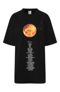 Хлопковая футболка Vetements