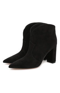 Замшевые ботильоны Gianvito Rossi