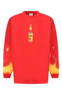 Хлопковый свитшот Vetements