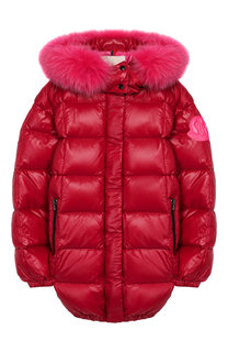 Пуховик с меховой отделкой Parana Moncler Enfant