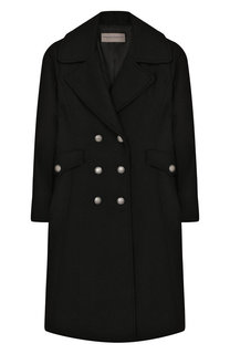 Двубортное пальто из шерсти Ermanno Scervino