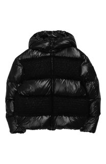 Пуховая куртка с капюшоном Elbe Moncler Enfant