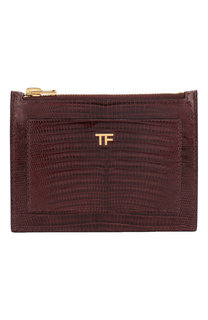 Футляр для кредитных карт из кожи ящерицы Tom Ford