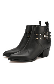 Кожаные ботинки Valentino Garavani Rockstud Valentino