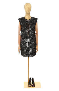 Платье с пайетками Versace