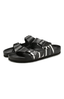 Кожаные шлепанцы Valentino Garavani x Birkenstock Valentino