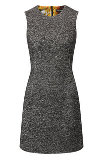 Платье из смеси шерсти и шелка Dolce & Gabbana