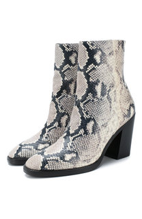 Кожаные ботильоны Stuart Weitzman
