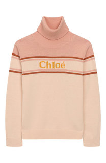 Свитер из хлопка и шерсти Chloé