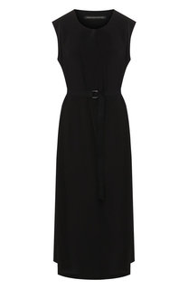 Платье с поясом Yohji Yamamoto