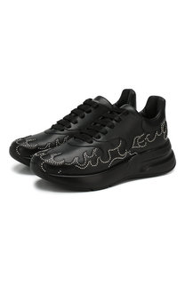 Кожаные кроссовки Alexander McQueen