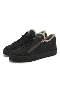 Текстильные кеды Giuseppe Zanotti Design